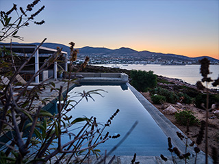 sea front villa paros greece